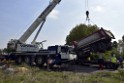 Schwerer VU LKW Zug Bergheim Kenten Koelnerstr P551